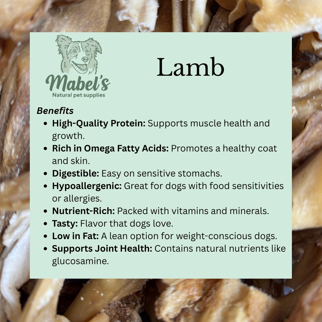 Giant lamb roll, long lasting dog treat