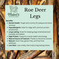 Roe deer legs, natural dog treat