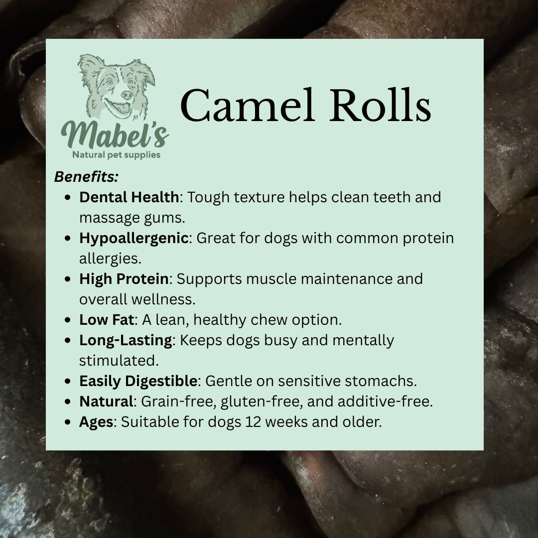 Large 30 cm skin roll (dog treat) camel,goat,beef or buffalo low in fat and hypoallergenic