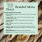 Braided camel, skin (30cm)