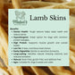Lamb Skin 1kg or 500g Bulk Bag