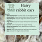 Hairy rabbit ears