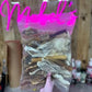 1kg mixed bulk bag, hairy rabbit ears, pork crunch, beef trachea, beef skins, paddy wack, natural dog treat
