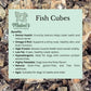 1kg bag of fish skin cubes, high in omega-3 and omega-6, natural dog treat