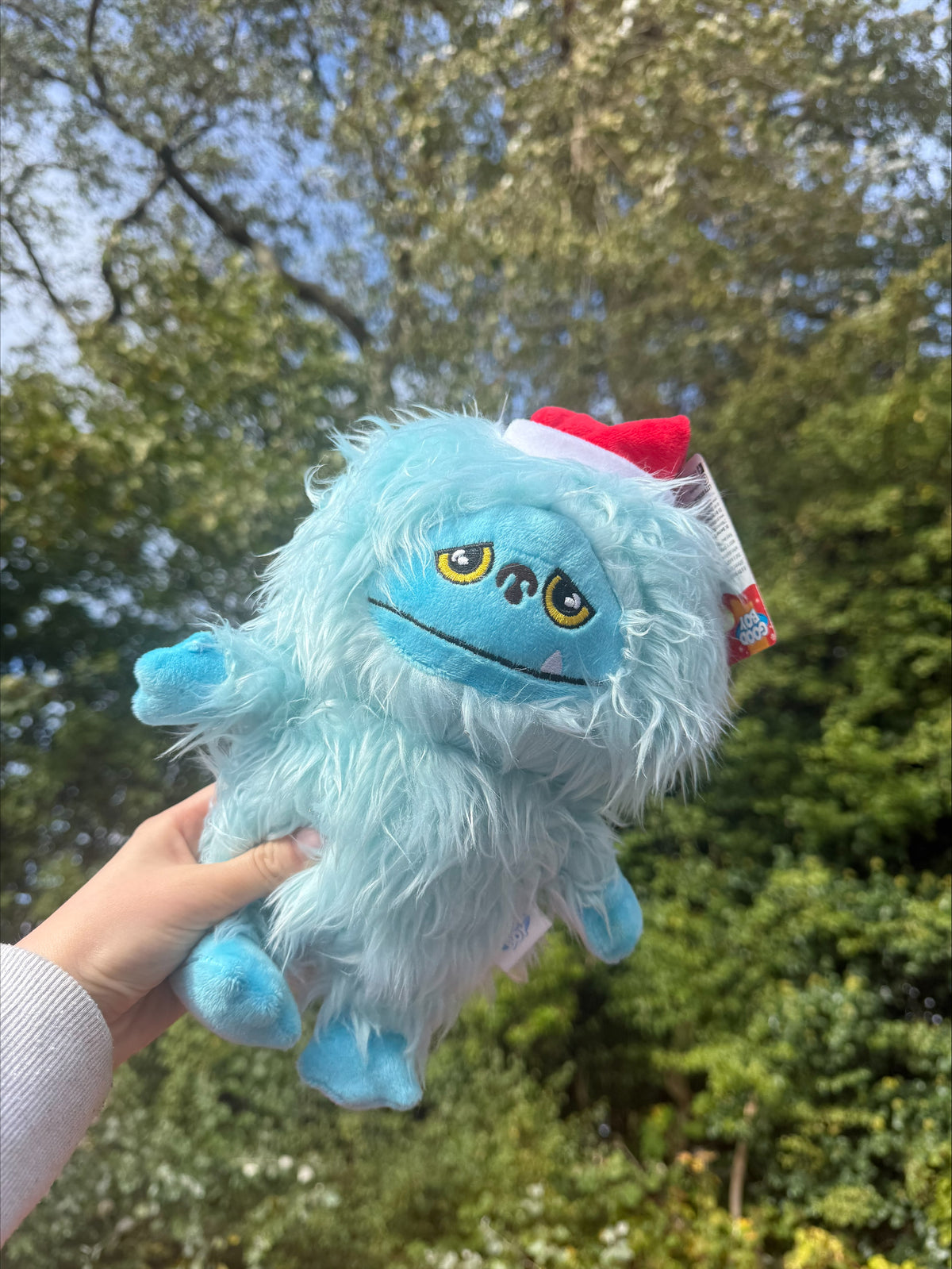 Festive Hairy Monster/ Yeti Dog Toy (Good Boy)