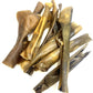 Beef skins, long lasting natural dog treat, bulk bag, dental chew