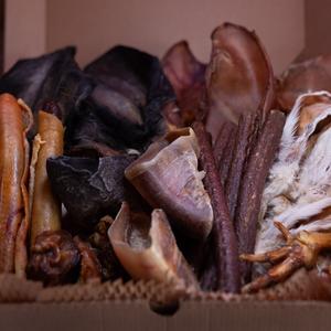 3 Dog Taster Box, natural treat box