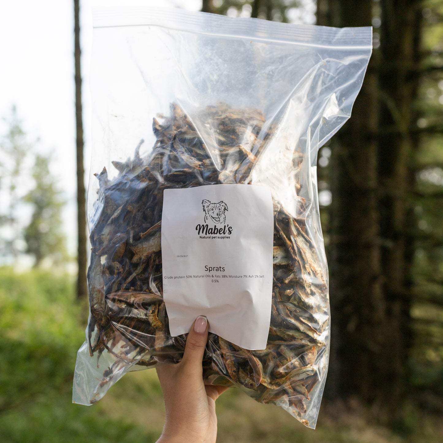 Sprats  1kg or 500g bulk bag, healthy dog treat packed with omega-3 and omega-6 fatty acids