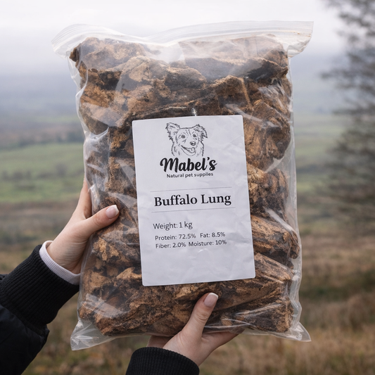 Buffalo Lung, Bulk Bag Natural Dog Treat, 500g or 1kg bag