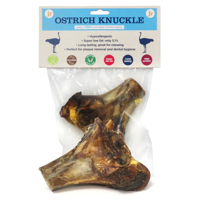 Ostrich knuckle bones PACK OF 2