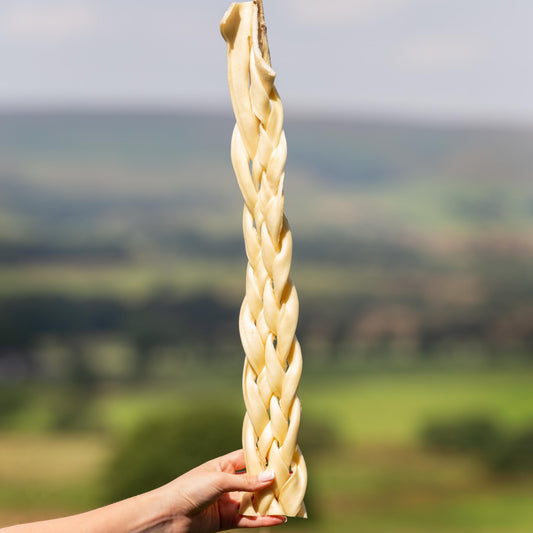 Mega buffalo braid, long lasting dog treat (approx 50cm)