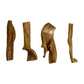 Bulk Bag Of Buffalo skins 1kg or 500g, long lasting natural dog treats