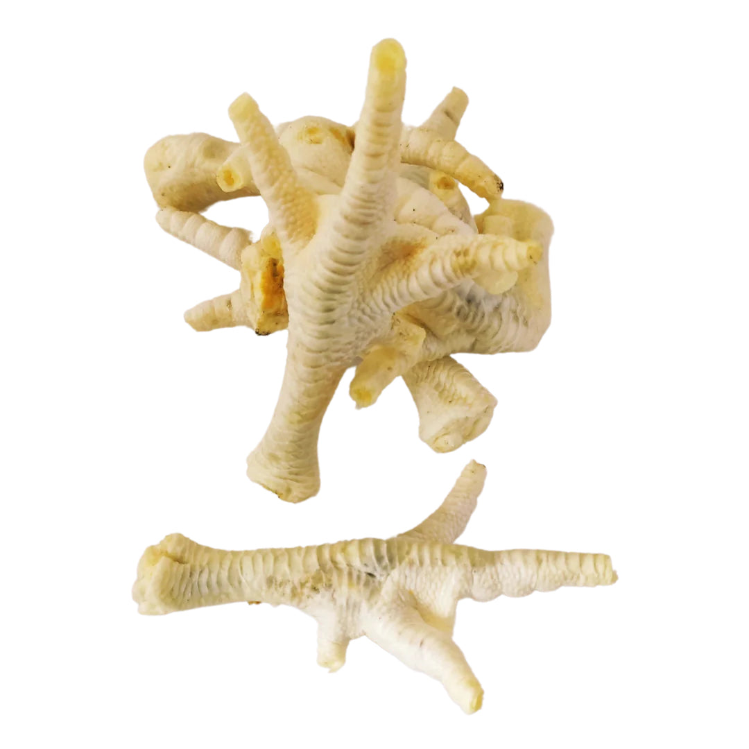 Puffed chicken feet