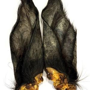 Pack of 10 Hairy Buffalo Ears dog treats from Mabel's Natural Pet Supplies, natural chews for healthy teeth and happy dogs.